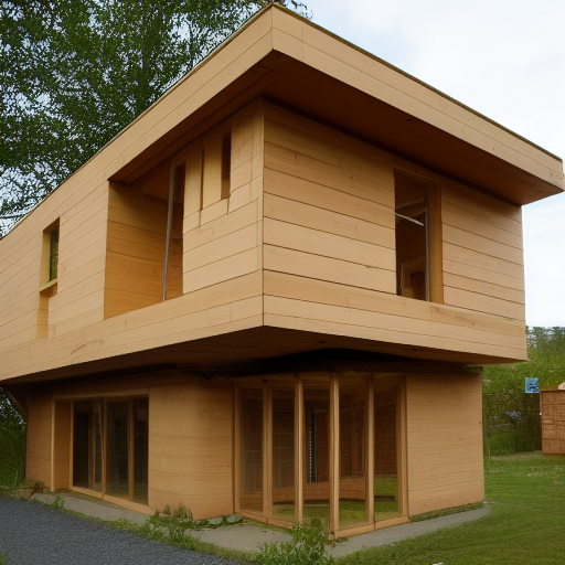 Der Rohstoff Holz wird gerne im Holzbau für Häuser verwendet
